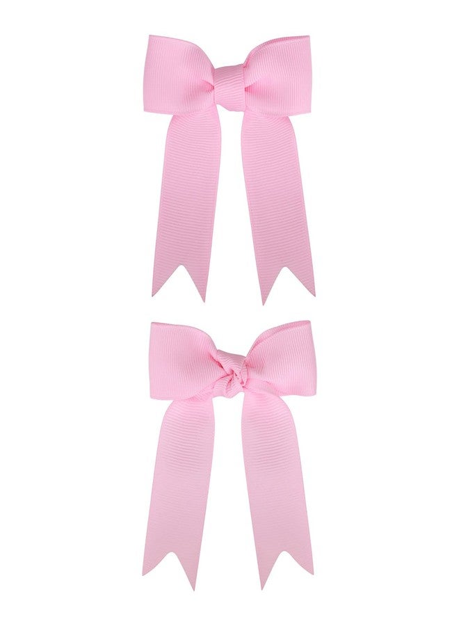 Meseey 50 Pcs 3 Inches Light Pink Grosgrain Ribbon Twist Tie Bows Pretied Bows Premade Craft Bows for Treat Bags Gift Wrapping Basket Wedding Baby Shower Brithday Valentine's Day Christmas Party - Image 3